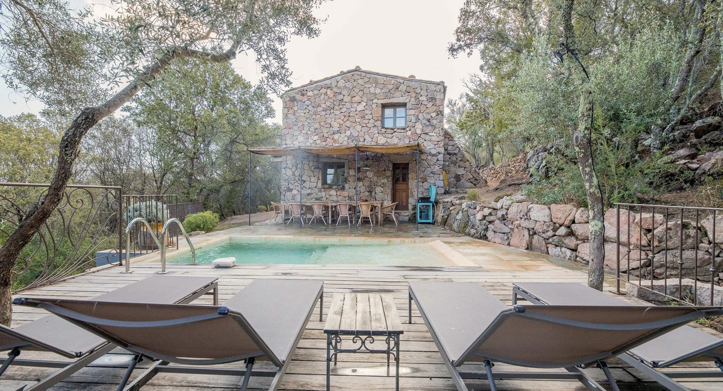 Piscine Bergerie Mulinu - Domaine de Chiterbio - Porto-Vecchio - Corse