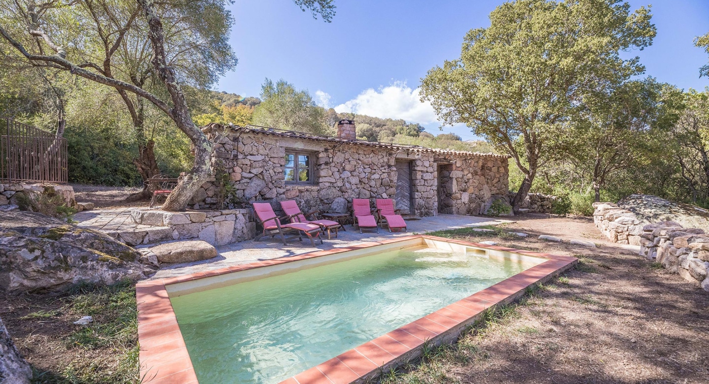 Piscine Bergerie U Cantone - Domaine de Chiterbio - Porto-Vecchio - Corse