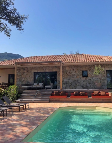 Piscine Villa Caldaja - Domaine de Chiterbio - Porto-Vecchio - Corse