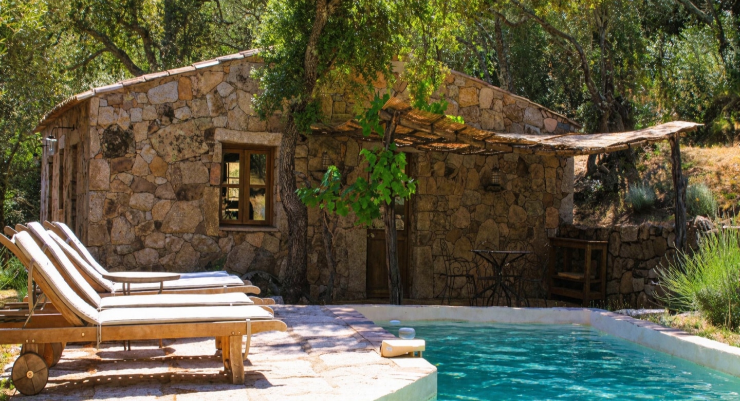 Piscine Bergerie San Lorenzo - Domaine de Chiterbio - Porto-Vecchio - Corse